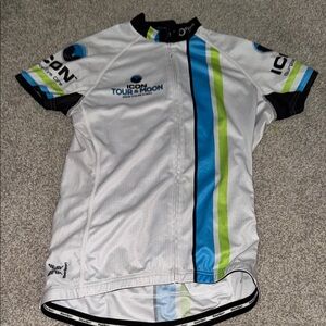 ICON Tour of the Moon Grand Cycling Jersey - Blue and Black